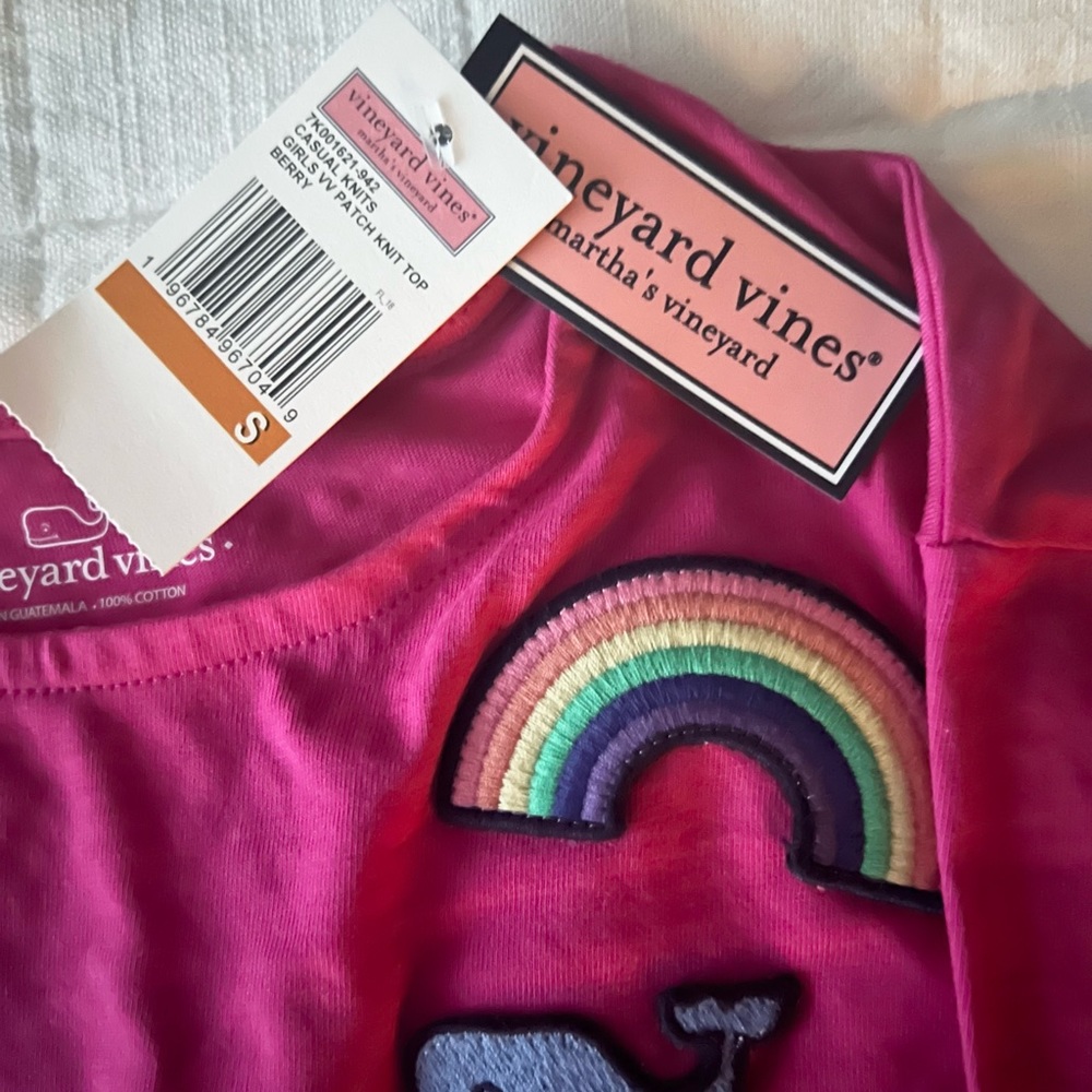 Girls Vineyard Vines Long Sleeve Shirt, never work with tags
